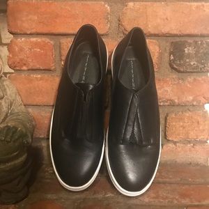 STEVEN by STEVE MADDEN Garnet Leather Platform $79